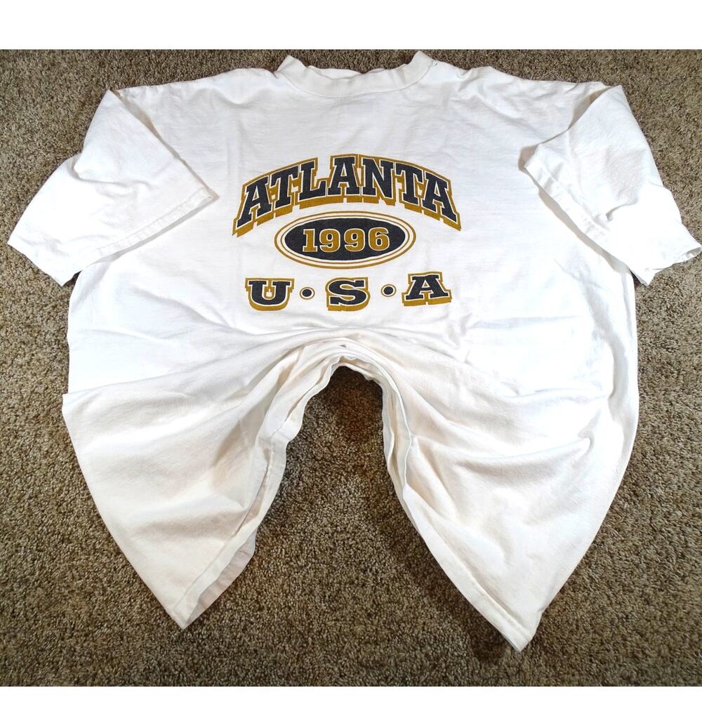 Vintage 1996 Atlanta USA Olympics Shirt XXL Island
